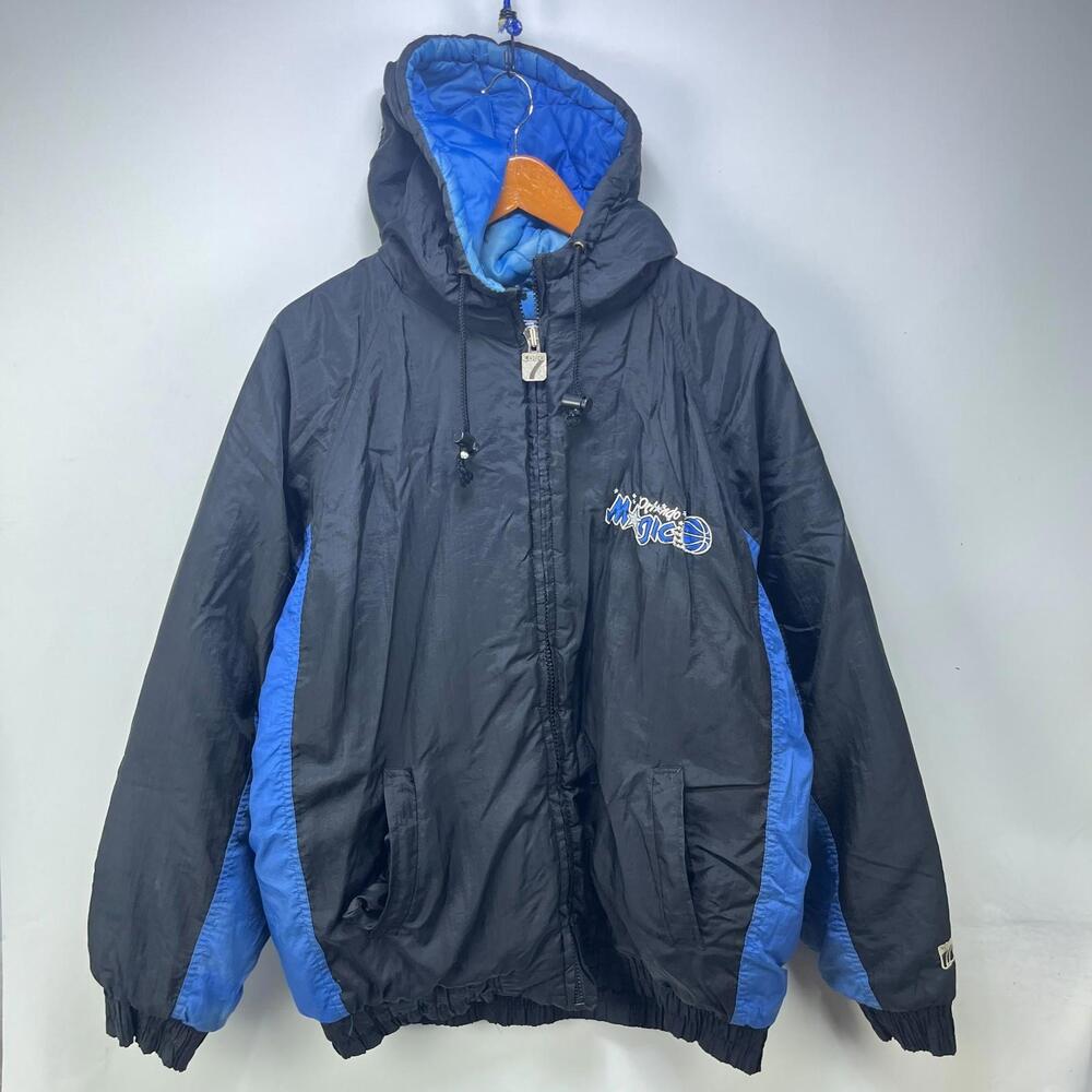 Vintage 90s Orlando Magic Logo 7 Insulated Jacket XL